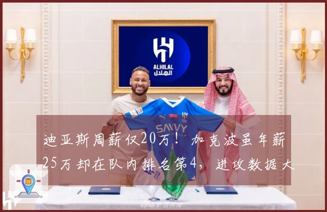 迪亚斯周薪仅20万！加克波虽年薪25万却在队内排名第4，进攻数据大幅缩水
